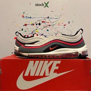 Air Max 97 white crimson